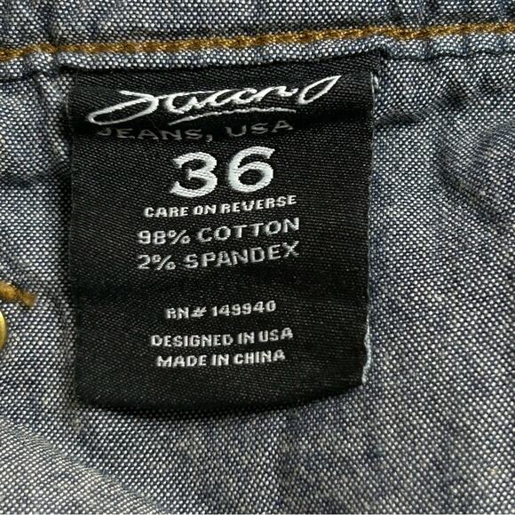 Stitch’s Barfly Slim Leg Dark Wash Jeans 36 NWT - Picture 10 of 15